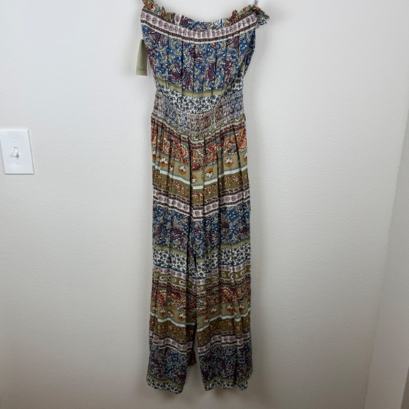 SIGNIFY Boho Strapless Sleeveless Tube Top NWT Jumpsuit / Size Small - Picture 5 of 11